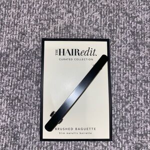 NEW Hair Edit Brushed Baguette Hair Clips